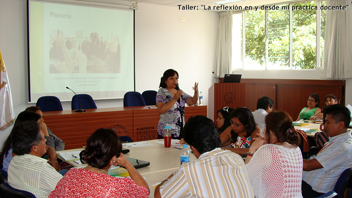 Taller “la Reflexión En Y Desde Mi Práctica Docente” Departamento De 8499