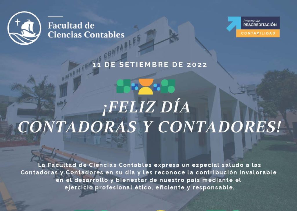 ¡SALUDO POR EL DÍA DEL CONTADOR PÚBLICO! Facultad de Ciencias