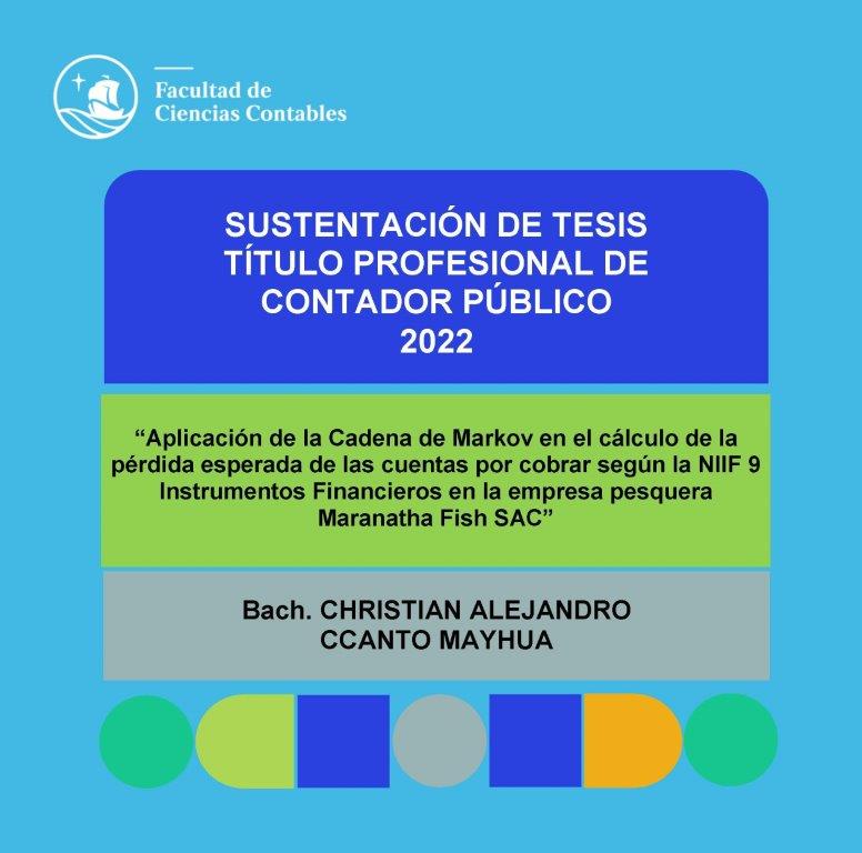 SUSTENTACIÓN PRESENCIAL DE TESIS PARA OBTENCIÓN DEL TÍTULO PROFESIONAL ...