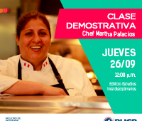 Clase Demostrativa con la Chef Martha Palacios