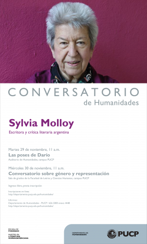 Conversatorio de Humanidades | Sylvia Molloy