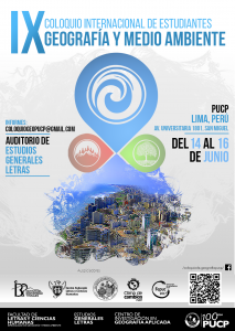 IX Coloquio Internacional de Estudiantes de Geografía y Medio Ambiente