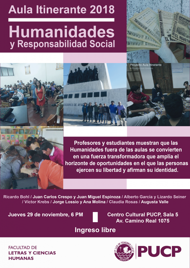 Aula Itinerante | Humanidades y Responsabilidad Social