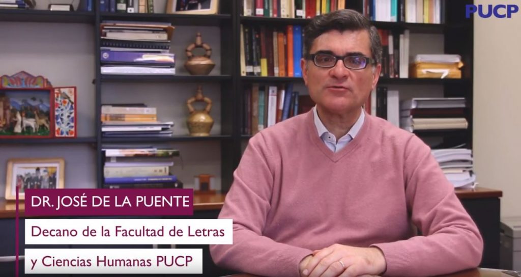 Mensaje de bienvenida del Dr. José de la Puente Brunke, decano de la Facultad, al semestre 2021-1