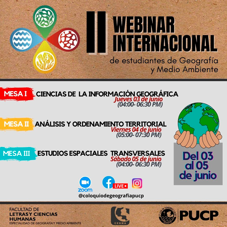 II Webinar Internacional de Estudiantes de Geografía y Medio Ambiente