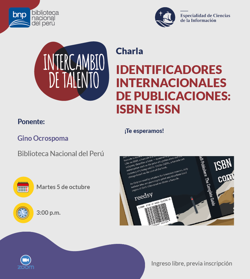 IDENTIFICADORES INTERNACIONALES DE PUBLICACIONES: ISBN E ISSN
