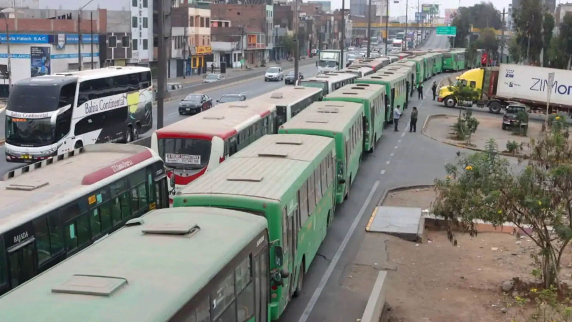 Para de transportistras contra la criminalidad