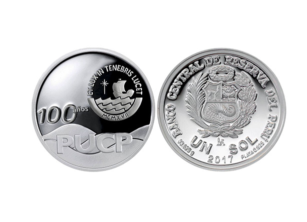 Moneda por el centenario PUCP gana concurso a mejor moneda latinoamericana