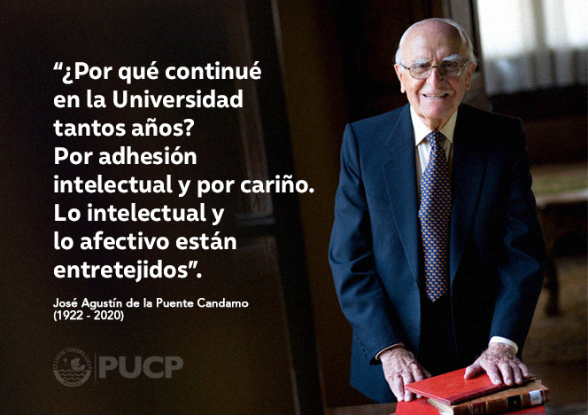 José Agustín de la Puente Candamo (1922-2020)