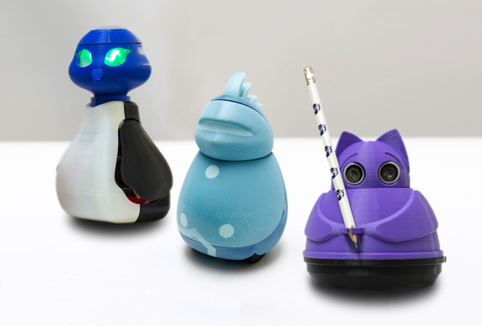 Conoce a Roveo, Nemsu y Flumzis, los robots PUCP registrados en Indecopi