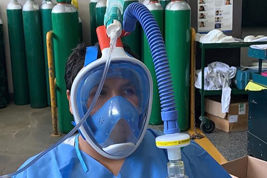 Respirador No Invasivo Full Equipado Máscara Snorkel