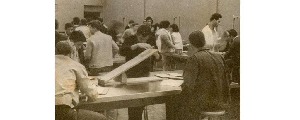 Imagen del Laboratorio de Ciencias en 1967.