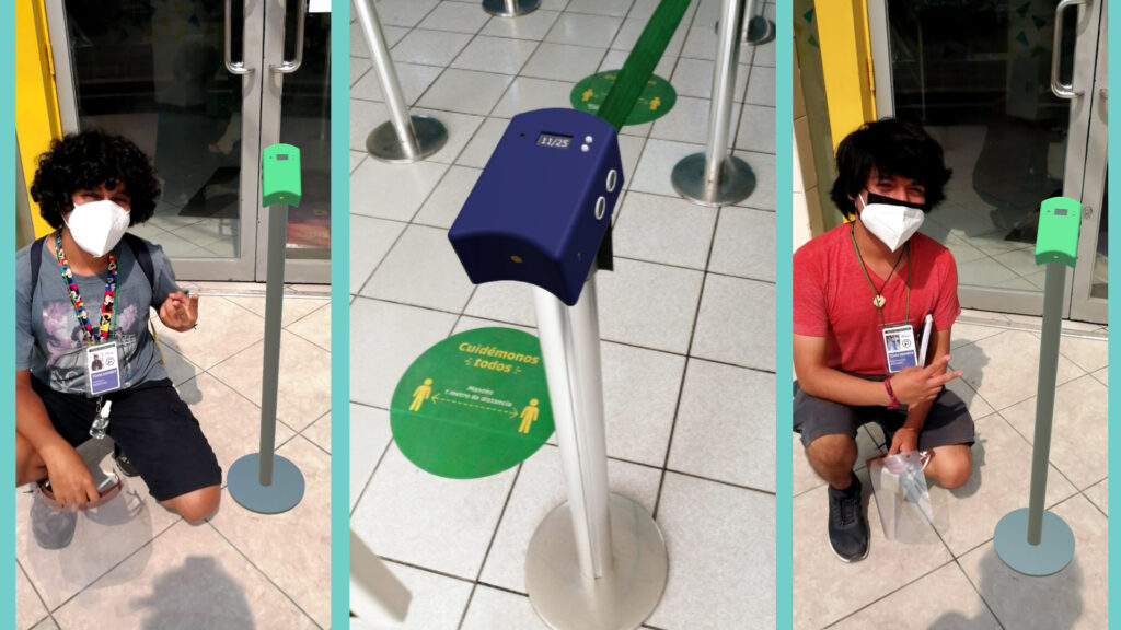 Dispositivo Qhatu en campo