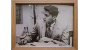 Foto en blanco y negro de Javier Heraud