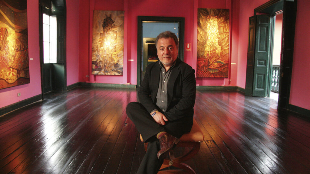 Luis Repetto en un salón del IRA