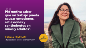 Fátima Ordinola sede pucp Feria del Libro Infantil de Bologna