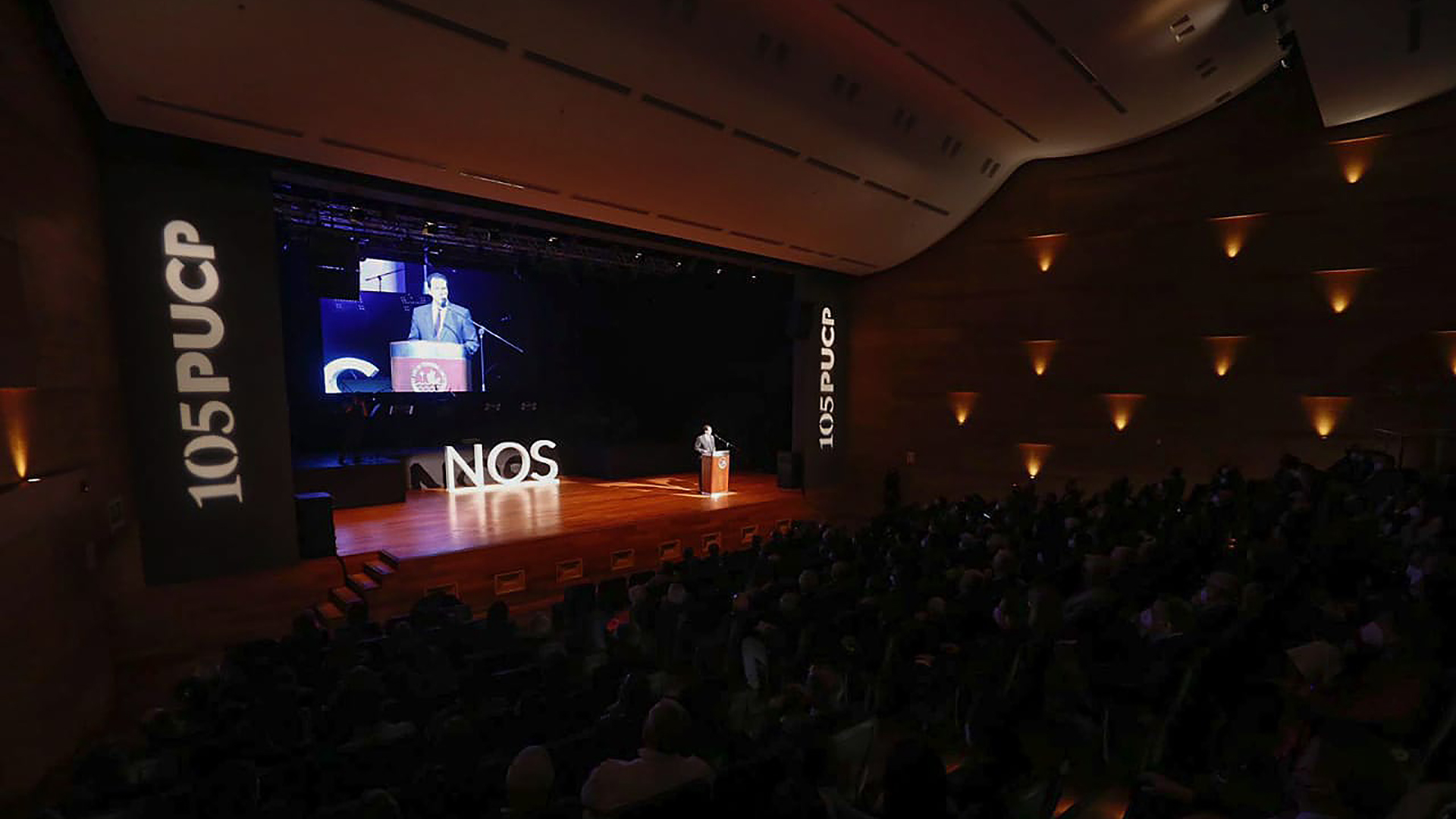 Inauguración del centro de convenciones NOS PUCP