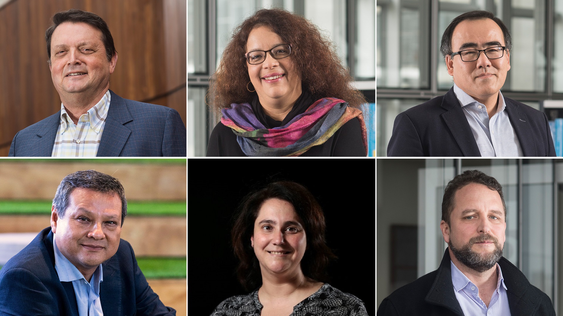 foto con los rostros de los 6 directores académicos pucp 2022