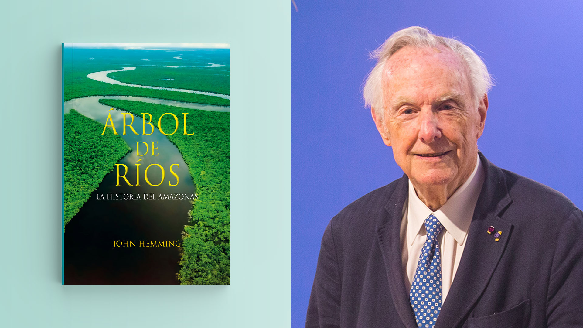 Fotos de libro Árbol de ríos La historia del Amazonas y John Hemming.