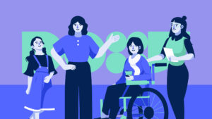 Gráfica para prevenir la violencia basada en el género