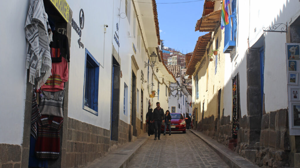 San Blas es un histórico barrio del Cusco donde la actividad turística es muy dinámica.