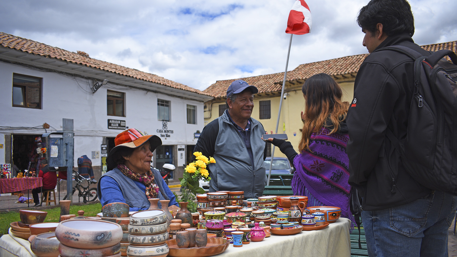 Los estudiantes recogieron las perspectivas de diversos actores sociales del barrio de San Blas.