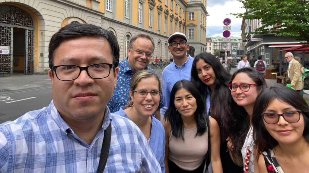 Alumnos de la Maestría en Literatura Hispanoamericana en Alemania.