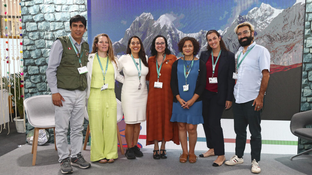 Cristina Miranda en la COP16.