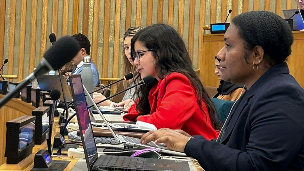 Ana Paula Guillen en la ONU.