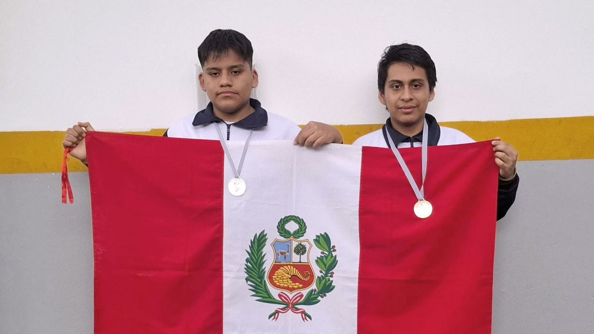 Ángel Cuya y Kevin Pomasonco