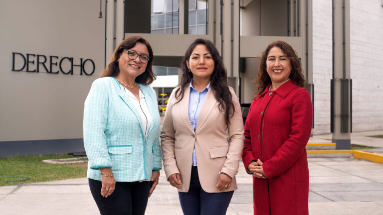 Profesoras de la pasantía en derecho de familia PUCP