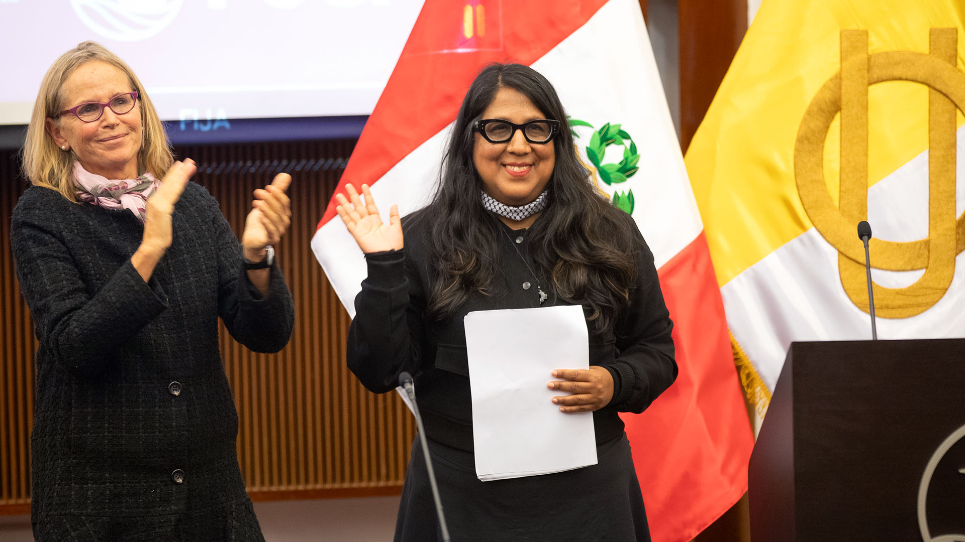 Gabriela Wiener dio la conferencia inaugural del Congreso del Instituto Internacional de Literatura Iberoamericana.