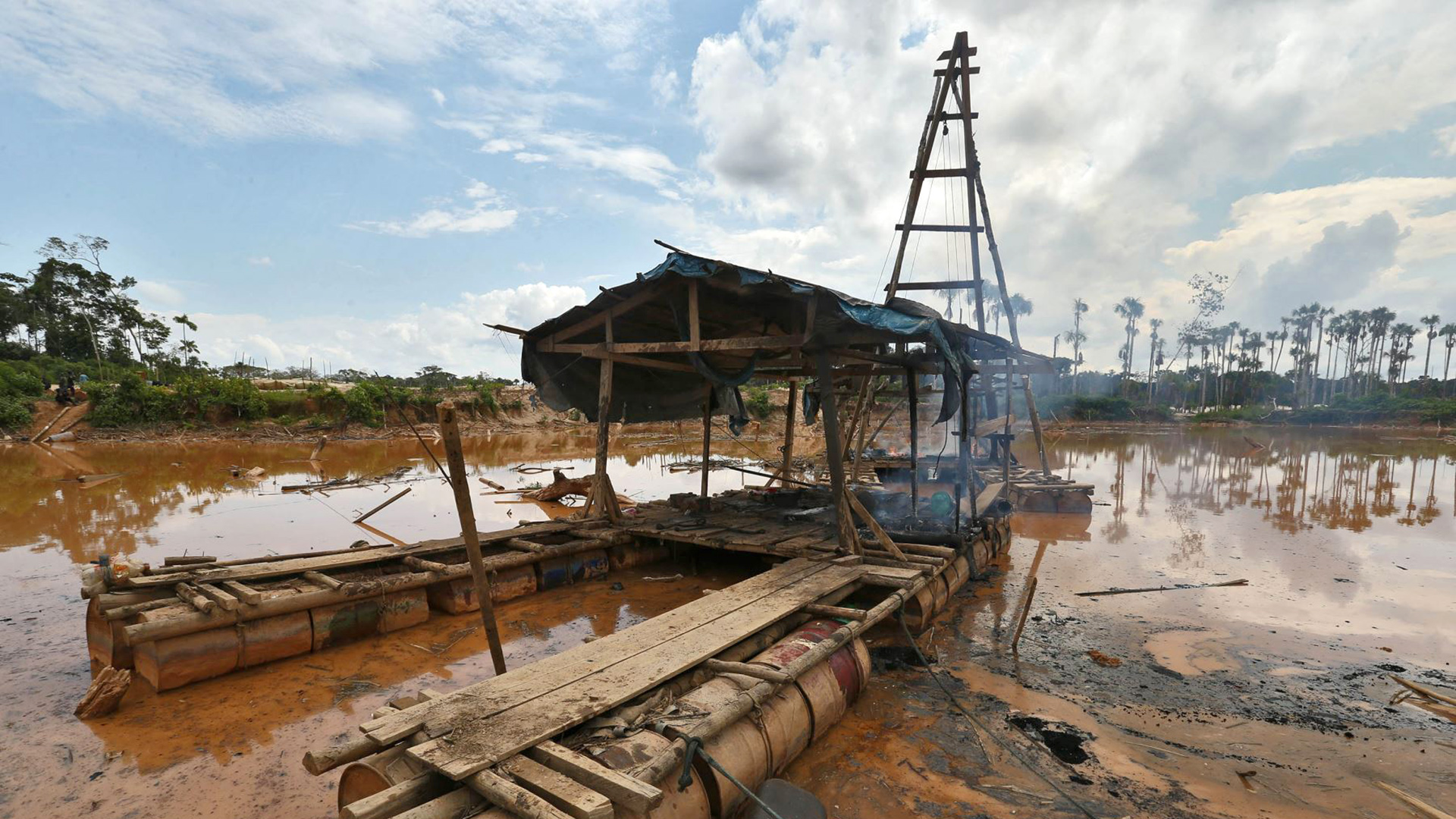 actividad de minería ilegal