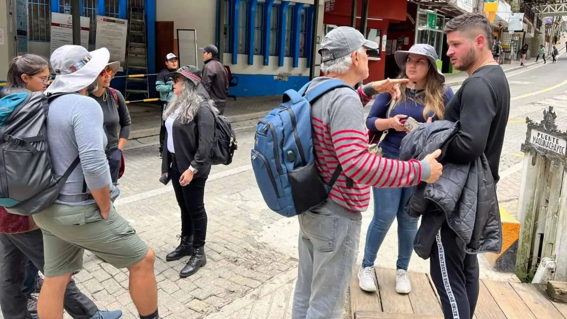 Turistas varados en Machu PIcchu.