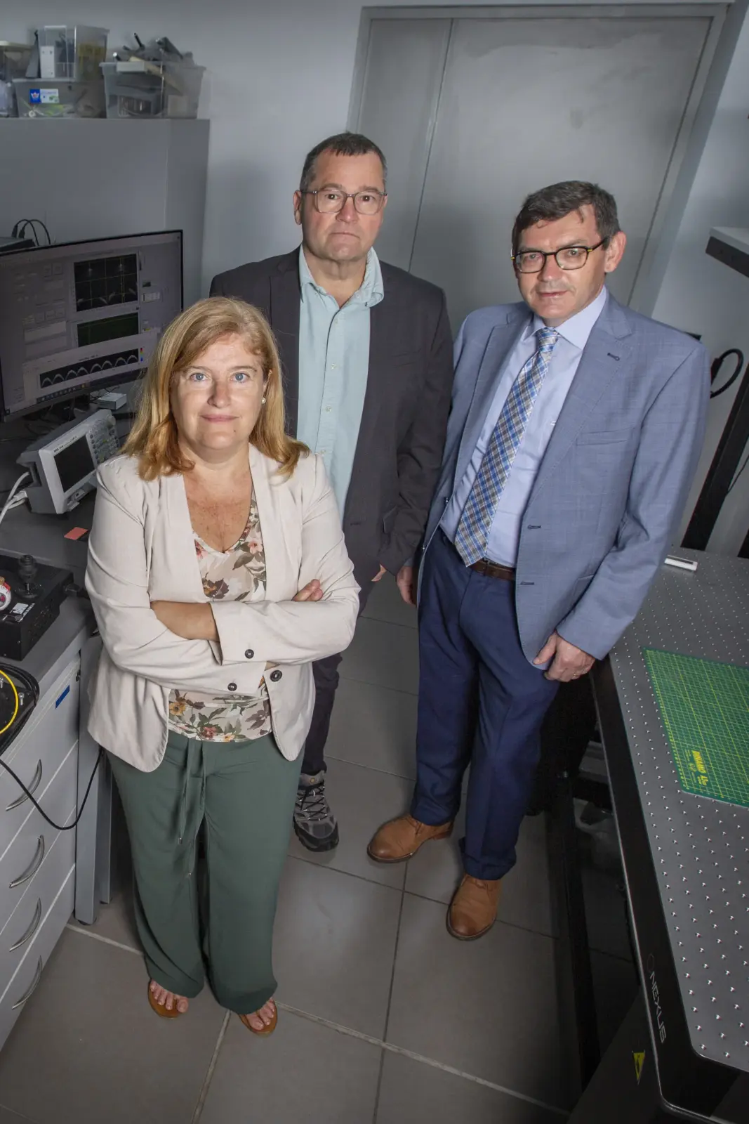 Ingenieros biomédicos internacionales en la PUCP.