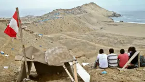 Tráfico de tierras.