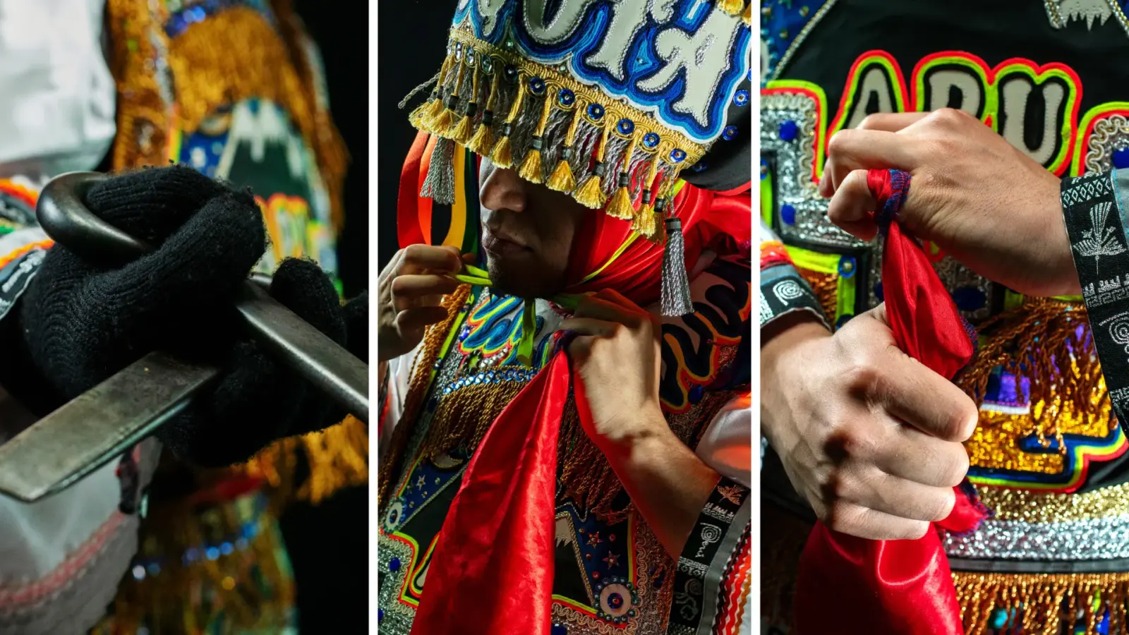 Ricardo Bromley, danzante de tijeras.