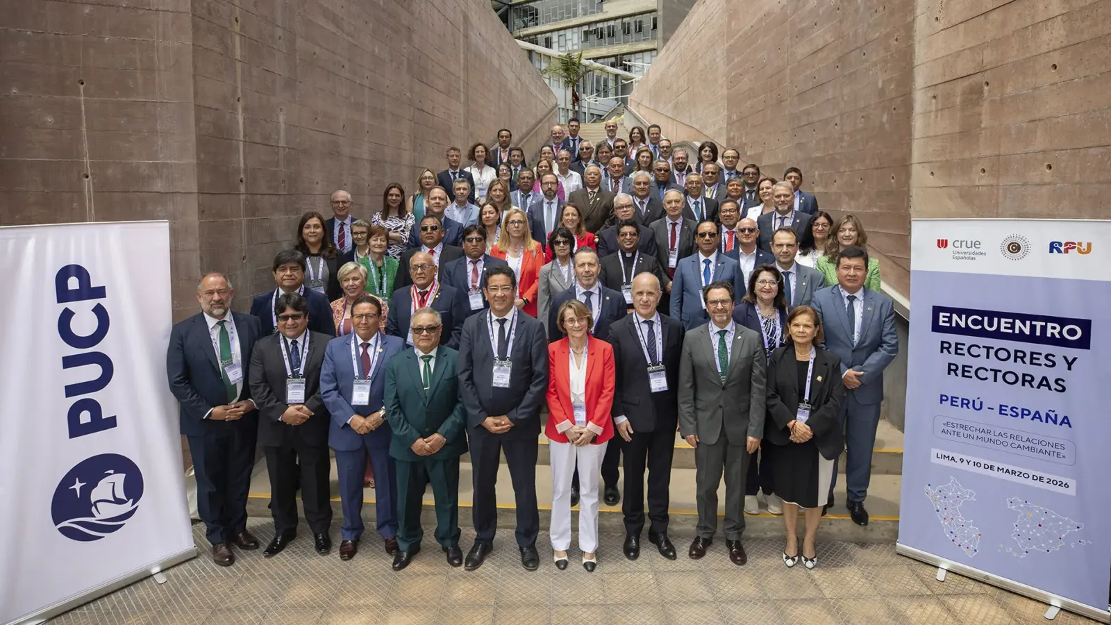 Encuentro de rectores Perú-España en la PUCP