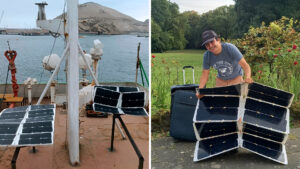 Paneles solares origami PUCP