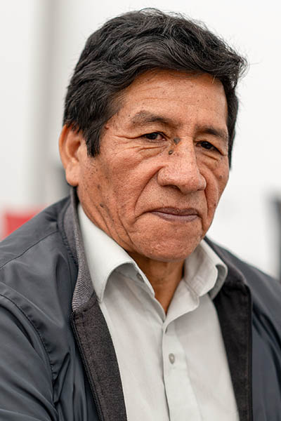 Edilberto Jiménez, artista ayacuchano.